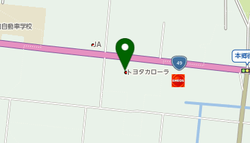 トヨタカローラ福島株式会社坂下店の地図画像