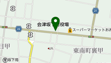 大川原洋品店の地図画像