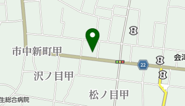 すずらん理容店の地図画像