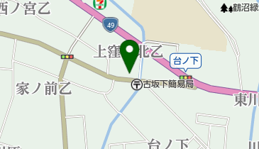 フクチ理容の地図画像