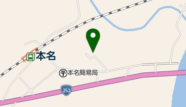 本名公民館の地図画像