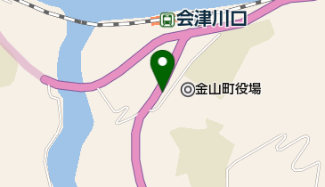 金山町商工会の地図画像