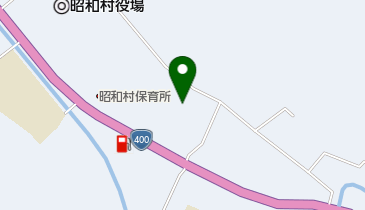 昭和村公民館の地図画像