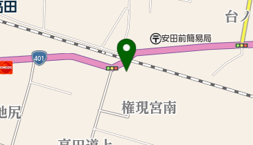 福田整骨院の地図画像