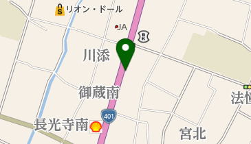 シミズ理容所の地図画像