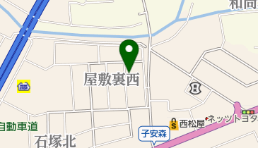 角田車体整備工場の地図画像