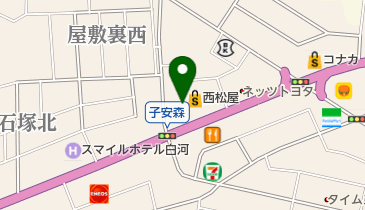 ギフトプラザ白河店の地図画像