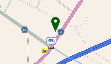 白河牛の地図画像