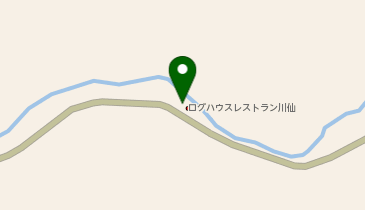 ログハウスレストラン川仙の地図画像