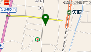 若松屋食料品店の地図画像