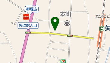 ヤスダ理容の地図画像