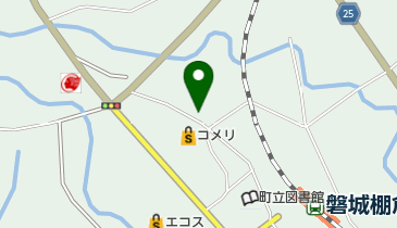 福島県教職員組合東白川支部の地図画像
