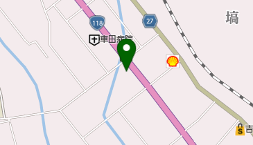 よしだ花やの地図画像