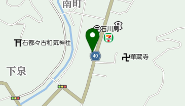 星呉服店の地図画像