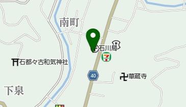 日の丸亭石川南町店の地図画像