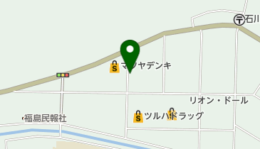 サガラ理容の地図画像