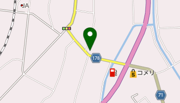 ふじた理容所の地図画像