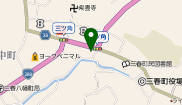 三春町商工会の地図画像