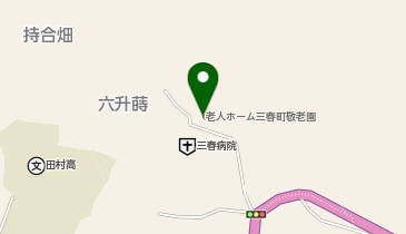 三春町敬老園の地図画像