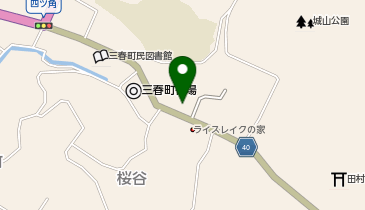 三春町福祉会館の地図画像