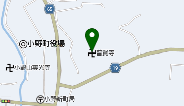 普賢寺の地図画像