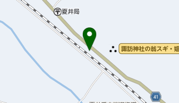 オオキ理容の地図画像