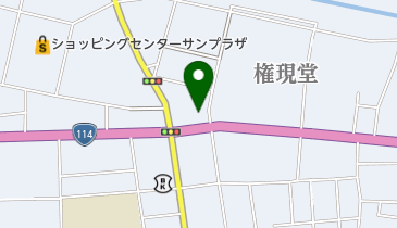 ふたば美容室の地図画像