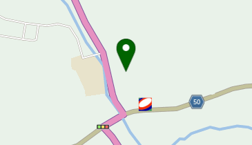 葛尾村公民館の地図画像