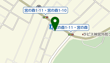 ヘアーショップパーツの地図画像