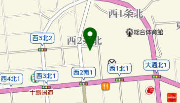 二条薬局の地図画像