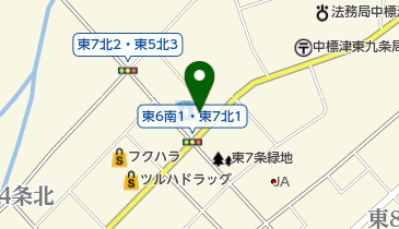 釧路信用組合中標津支店の地図画像