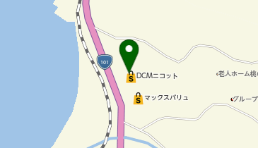 ホーマックニコット深浦店の地図画像