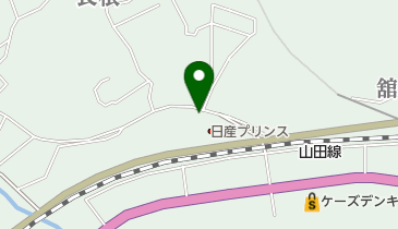 長根地区会館の地図画像