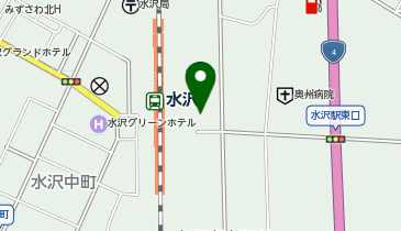 日本通運株式会社水沢支店の地図画像