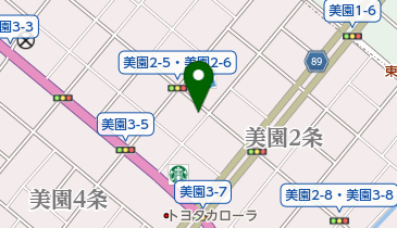 美容室ラグレー3の地図画像