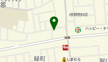 マキクリーニング店の地図画像
