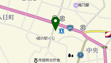 ピザ・テンフォー岩手久慈店の地図画像