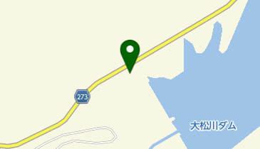 秋田県大松川発電所の地図画像