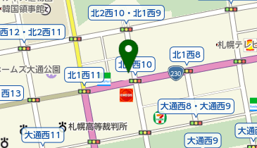 さっぽろ布良の地図画像