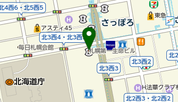 株式会社千代田組北海道支店の地図画像