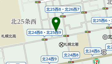 あしたば薬局 北25条店の地図画像