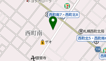 ペットプラザワンの地図画像