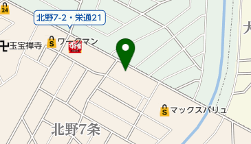 美容室Be-upの地図画像