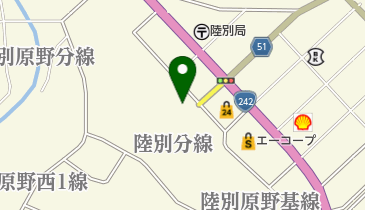 十勝バス株式会社陸別案内所の地図画像