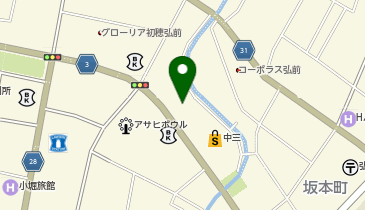 ソフトキャンパス弘前校の地図画像