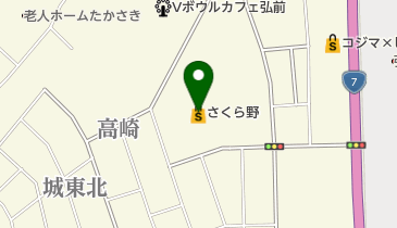 宮脇書店さくら野弘前店の地図画像