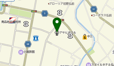 アサヒマンハッタンクラブの地図画像