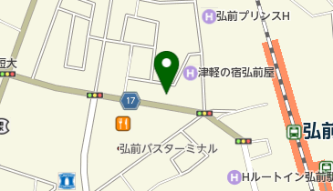 メガネの菊屋弘前本店の地図画像