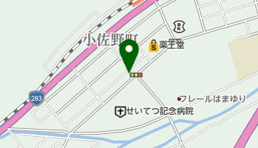 有限会社中田薬局 小佐野店の地図画像
