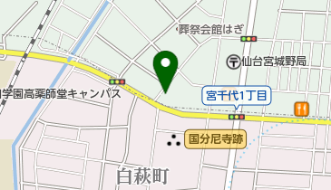 杜都どうぶつ病院の地図画像